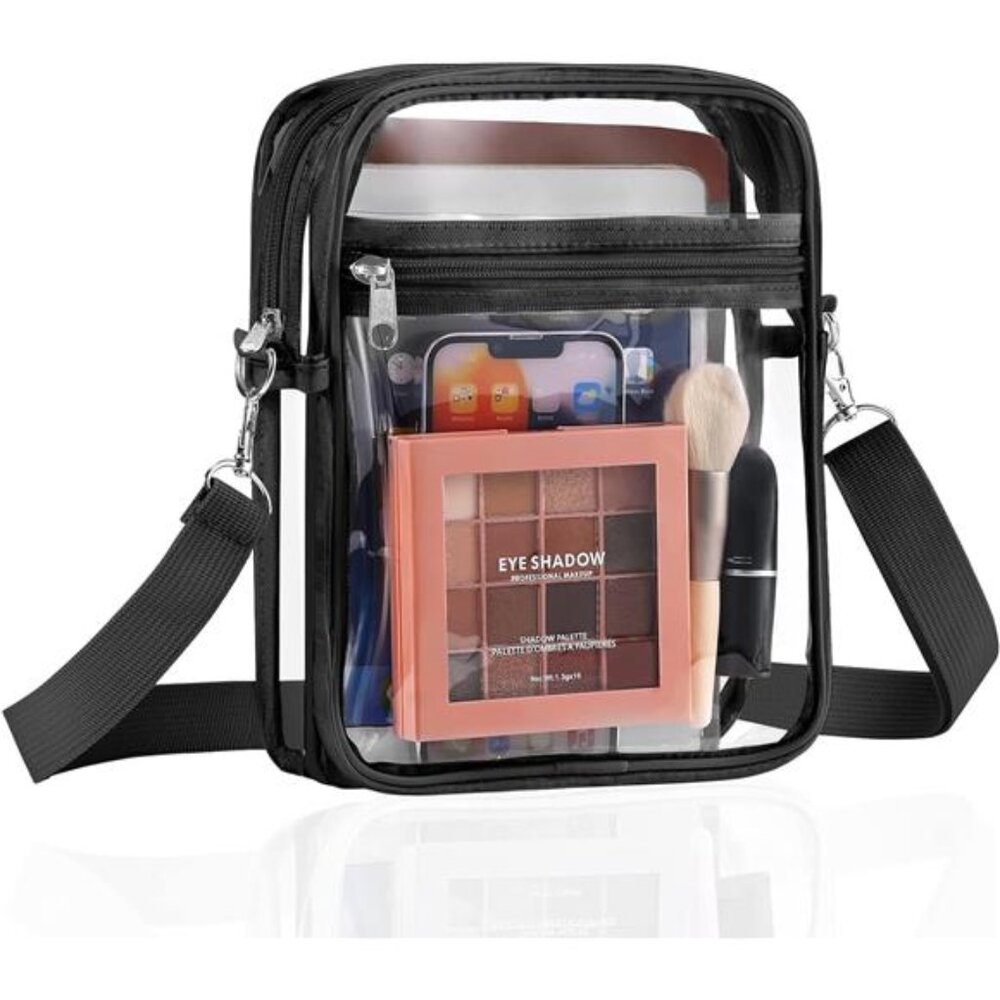 Clear Bag Stadium Approved, Crossbody Bag Purse Adjustable Strap Shoulder Bags